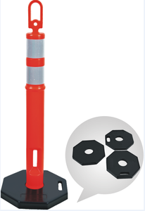 Giao Thông Đường nón an toàn đường bộ linh hoạ<span class=keywords><strong>t</strong></span> giao thông nhựa bollard cảnh báo bài <span class=keywords><strong>t</strong></span>-<span class=keywords><strong>top</strong></span> delineator bài nón - Product Image 2