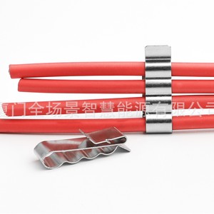 คลิปหนีบสายเคเบิลสแตนเลส รูปตัว C ขนาด 4 สแควร์ สำหรับยึดสายเคเบิล - Product Image 2