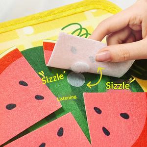 <span class=keywords><strong>Livre</strong></span> en tissu silencieux pour bébé, écologique, en gros, <span class=keywords><strong>livre</strong></span> d'activités sensorielles froissé, avec emballage en boîte de couleur, pour les âges de 0 à 24 mois - Product Image 3