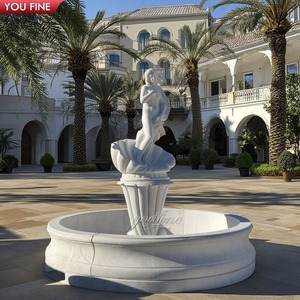 Fuente de Agua con Estatua de Mármol Blanco del Nacimiento de <span class=keywords><strong>Venus</strong></span> - Product Image 1