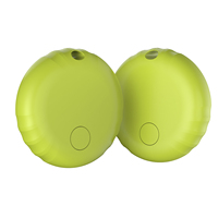 1 Traceur GPS Mini 4G pour Animaux de Compagnie Certifié MFi Étanche Lavable Localisateur Bluetooth Traceur Chiens IP67 Plastique Application IOS 1 An