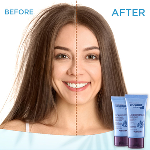 Champú Hidratante Luxliss para Cabello Seco, Cuidado Capilar Natural, Set de Viaje, Anti-Frizz, Sin Sulfatos, Champú y Acondicionador con Aceite de Coco - Product Image 4