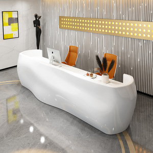 Comptoir de réception officiel pour poste de travail, design moderne, mobilier de bureau personnalisé - Product Image 5
