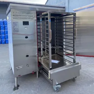 RUITAI Automatic Industrial steam heating rice cooker food steamer/Steaming rice machine/large steaming cabinet trolly machine