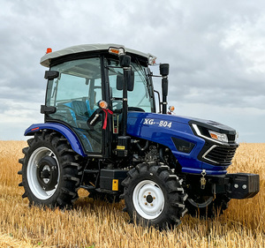 Tracteur agricole chinois Luoyang rouge 4x4, moteur diesel, type à roues, haute productivité, machines agricoles - Product Image 6