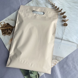 Custom Logistics <b>Waterproof</b> Recyclable Stand up Pouch Mailer Bags Express Packaging Bags Zipper Top for Shoes <b>Socks</b> Handheld - Product Image 1