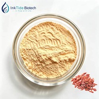 Poudre de baies de goji d'origine Ningxia, qualité alimentaire, certificat d'analyse (COA) fourni, échantillon gratuit disponible, Ink Tide Biotech