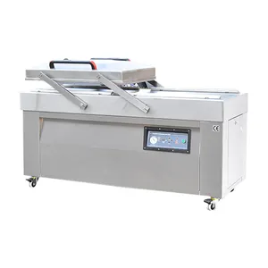 DZP800/2SB Fish Vegetable Automatic Double Chamber Vacuum Packing Sealing Packaging Machine