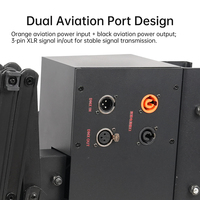 Pantographe motorisé en alliage d'aluminium DMX512 à 2 canaux, contrôle indépendant haut/bas, capacité de levage de 3-30 kg pour rail 6080 Studio