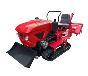 factory supply strong climbing ability 25 hp crawler tractor farm tools used for paddy field and dry field