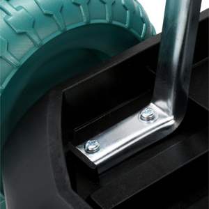 軽量スタッカブルリムーバブルプラスチックガーデンシートカートホイールローリングワークシートガーデンスツールカート4輪付き - Product Image 2