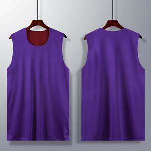 Doppelseitig tragbare Trikots für Herren und Damen, Basketball-Tops, ärmellose Sport-Trainingsweste mit locker sitzendem Sommer-T-Shirt-Set - Product Image 5