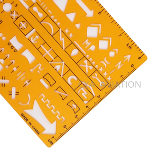Qualité supérieure OTAN 8353 professionnel lettre dessin <span class=keywords><strong>pochoir</strong></span> gros <span class=keywords><strong>pochoir</strong></span> otan pour carte - Product Image 4