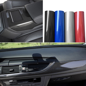 Pellicola avvolgente in vinile in PVC/PET in fibra di carbonio ad alta lucentezza per auto - Product Image 2