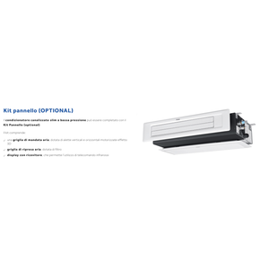 9000 BTU R32เครื่องปรับอากาศแบบมีท่ออ่อนที่ความชุกต่ำ ++ ทำจากรุ่น Haier-canalizzato-AD25S2SS1FA(H) Haier 9000 BTU INV - Product Image 4