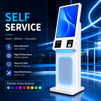 Kiosques de paiement Android pour restaurants 21,5/27 pouces, écran tactile, borne de commande en libre-service, terminaux de paiement, stands de kiosque, machine de kiosque en libre-service