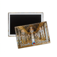 ODM-Fabrik Frankreich Stadt-Wahrzeichen Blech-Kühlschrankmagnet Kundenspezifischer Touristen-Souvenir Küchen-Magnetgeschenk
