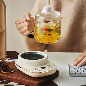 Hervidor Eléctrico Bear YSH-D04C6 de 1L, Totalmente de Vidrio, para Preparar Té, con Función para Mantener Caliente - Product Image 4