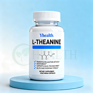 Toptan Beyaz Etiket Zayıflama Yeşil Çay Ekstresi Kapsülleri l Theanine Kapsülleri 500mg L-theanine Kapsülleri - Product Image 4