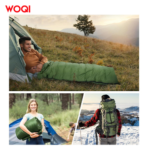 Saco <span class=keywords><strong>de</strong></span> <span class=keywords><strong>Dormir</strong></span> WOQI Ultraligero, Compacto y Portátil <span class=keywords><strong>de</strong></span> Algodón Hueco para Clima Frío para Adultos, Camping y Senderismo - Product Image 4