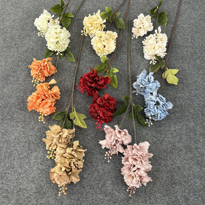 Bouquet de jacinthes artificielles en soie à deux branches pour décoration de mariage, maison et hôtel - Product Image 1