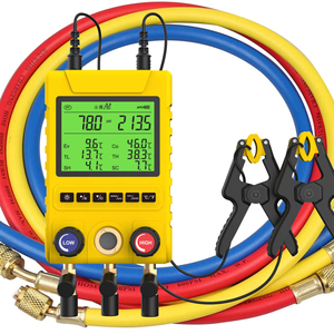 Manômetro Digital de Refrigeração MG-100 para Inspeção de Refrigerante HVAC Pressão de Vácuo 2 Vias para Peças de Refrigerador - Product Image 1