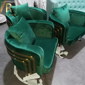 Bán Nóng Sang Trọng Màu Tím Nhung Ghế Ăn Khách Sạn Giá Rẻ Lounge Ghế Sảnh Chờ Đợi Ghế - Product Image 1