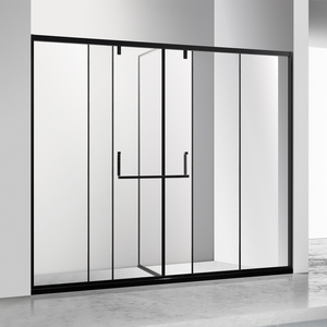 Cuarto de <span class=keywords><strong>baño</strong></span> particiones de vidrio <span class=keywords><strong>puerta</strong></span> corredera de Ducha - Product Image 6