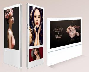 super slim 27 inch HD Wall Mount LCD Elevator Advertising display screen Digital Signage with WIFI 4G network function OEM/ODM