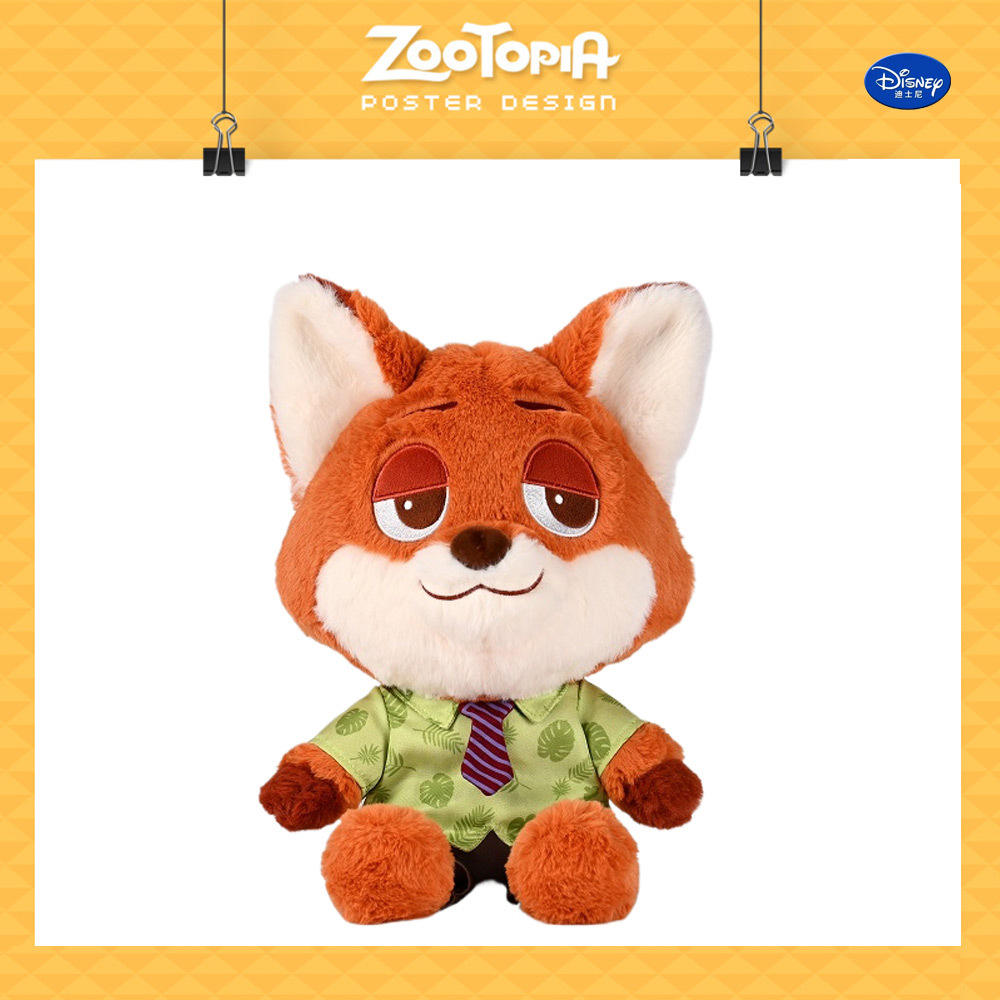Aprox.Juguete de viaje Nick Wilde de 25 cm