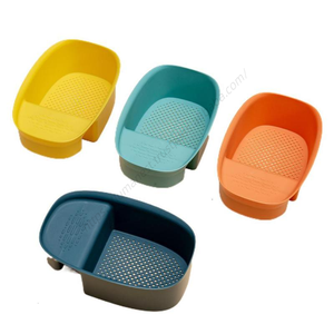 En gros CL103 Passoire de cuisine autoportante pour fruits et légumes, panier égouttoir et filtre à restes alimentaires - Product Image 1