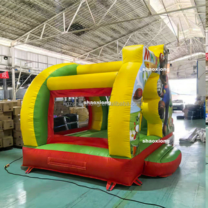 Château gonflable commercial d'extérieur pour enfants et tout-petits, château gonflable à thème de dessin animé avec toboggan, maison de rebond gonflable avec souffleur - Product Image 5