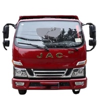 Jianghuai Junling JAC 4x2 V5 160hp 4.18m Camion léger de cargaison de type clôture à 6 roues à une rangée à vendre