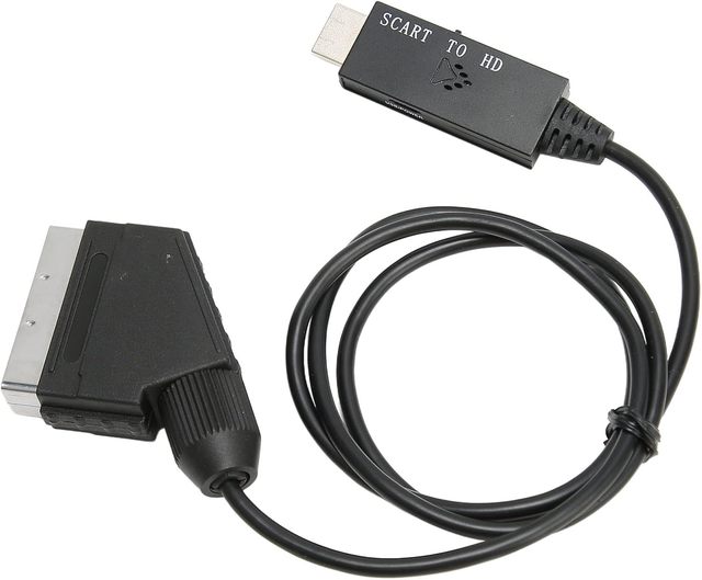 SCART to HD Converter Cable Analog to Digital Video Audio Converter