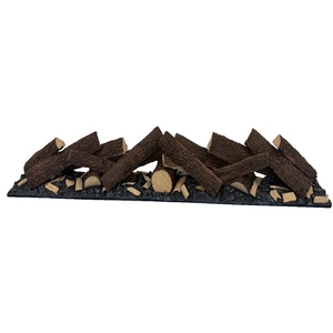 Juego de Leños de Resina Decorativos para Chimenea Eléctrica, Hechos a Mano, de Alta Calidad, con Diferentes Diseños, OEM - Product Image 5