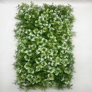 Panneau mural vertical en herbe d'eucalyptus artificielle verte, paysage rural, décoration intérieure, plante artificielle tropicale en PE, design feuilles de <span class=keywords><strong>sapin</strong></span> - Product Image 6
