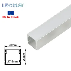 Eu Magazijn Directe Levering Conmpact Mini Oppervlak Led Aluminium Profiel Kanaal Extrusie Met Pc Cover Voor Led Strips