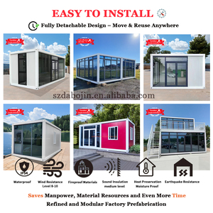 20-chân prefab bánh sandwich Bảng điều khiển container nhà kính tường container nhà prefab Tiny văn phòng Modular nhà - Product Image 4