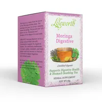 Tea Lifeworth Flat Stomach Moringa Tea Bags Herbal