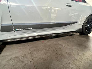 Extensión de faldas laterales de fibra de carbono estilo G22 <span class=keywords><strong>Coupe</strong></span> FD para <span class=keywords><strong>BMW</strong></span> 4 Series 425i <span class=keywords><strong>430i</strong></span> G23 Convertible Bodykit - Product Image 4