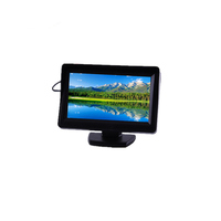Monitor LCD TFT AHD LED Pequeño de 4.3 Pulgadas para Coche, Pantalla para Cámara de Visión Trasera