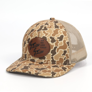 Tùy chỉnh màu sắc khác nhau và Camo Trucker Hat với da vá trucker cap - Product Image 2