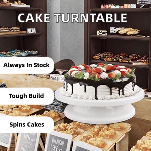 Outil de pâtisserie, table de décoration de gâteaux, légère et stable, <span class=keywords><strong>roulette</strong></span> à pâtisserie DIY, moule à gâteau - Product Image 3