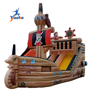 Toboganes de Agua Inflables Grandes para Exteriores, Tobogán Acuático Pirata para Adultos y Niños - Product Image 1