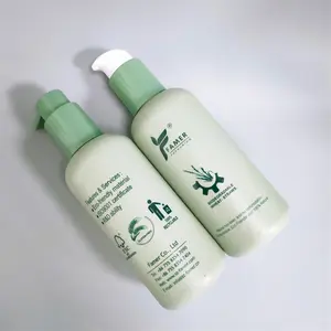 Düşük MOQ organik kozmetik ambalaj çevre dostu biyobozunur PLA samanı buğday malzeme şampuan losyon şişesi