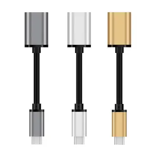 Kabel Adaptor USB C OTG, Kabel Adaptor USB C Ke USB Tipe C Ke USB 3.1, Kabel OTG Kompatibel dengan MacBook, Dell, XPS, Samsung Galaxy Note