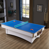 Table de billard 3-en-1 moderne pour intérieur, 7, 8 ou 9 pieds, avec système de retour automatique des billes – Offre Spéciale