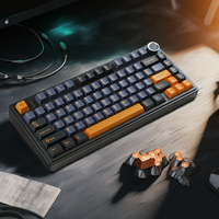 Clavier compact sans fil F75 Pro avec bouton 75 pour cent de son HIFI échangeable à chaud, commutateur linéaire, clavier mécanique rétroéclairé RVB