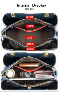 Bolsos de Diseñador para Mujer, Bolsos de Mano de Cuero PU Suave, Bolsos de Hombro y Cruzados de Lujo, Bolsos de Compras - Product Image 6