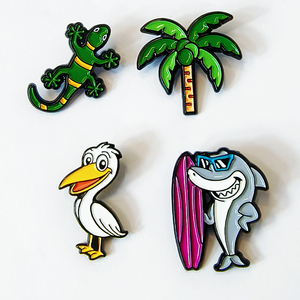 Kualitas Terbaik kustom Logo logam lembut Enamel Golf penanda bola Pin disesuaikan penanda bola magnetik Golf aksesoris topi klip Pin - Product Image 4